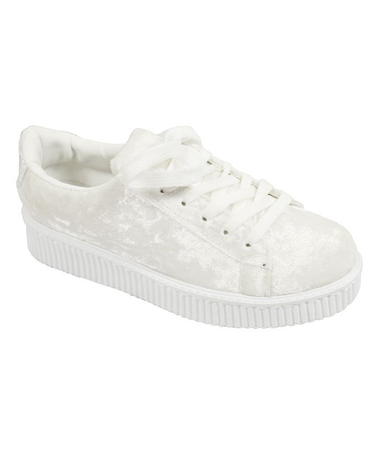 Golden Road Women's Sneakers WHITE - White Platform Sneaker - Women | Zulily