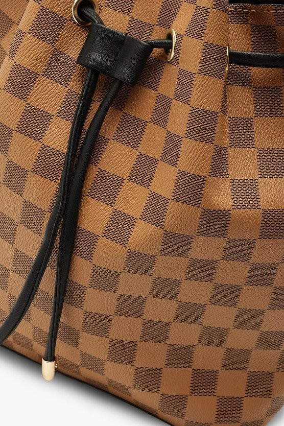 Check Duffle Day Bag | Boohoo.com (US & CA)