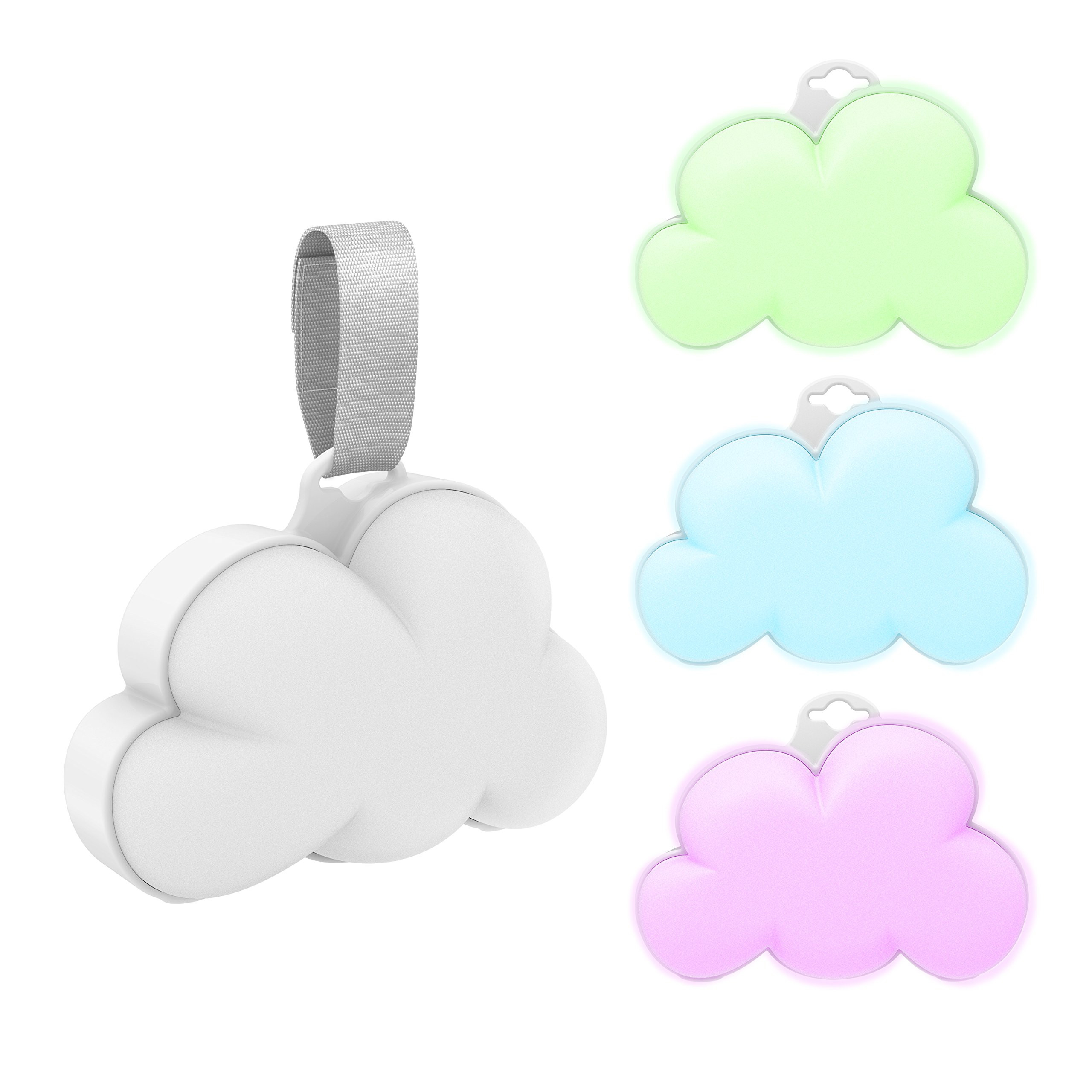 Pure Enrichment Baby Cloud Portable Sound Machine and Color-Changing Night Light - Plays 15 Soothing | Amazon (US)