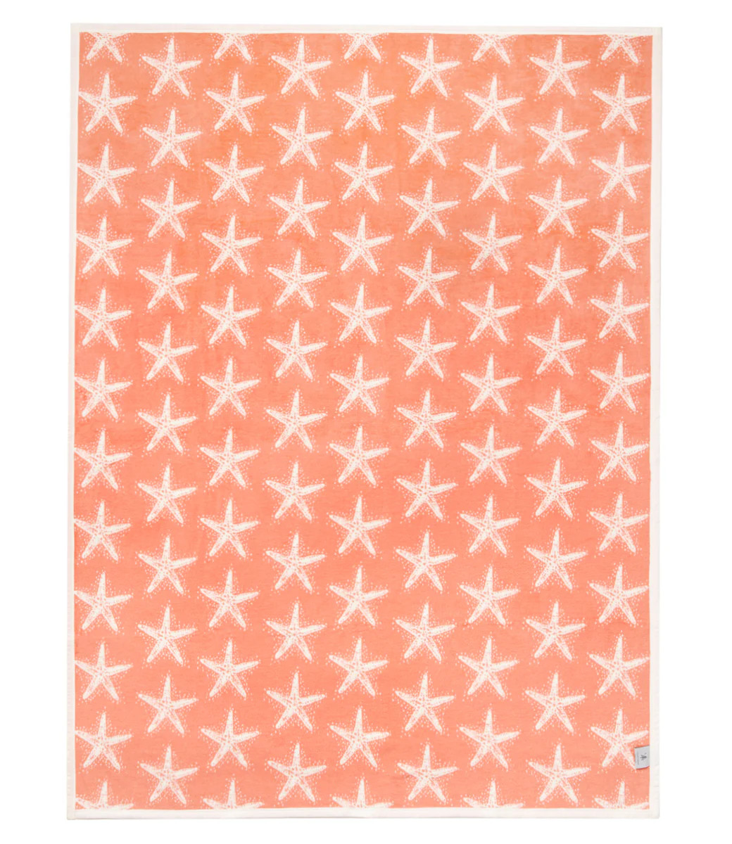 Sea Stars Coral Blanket | ChappyWrap