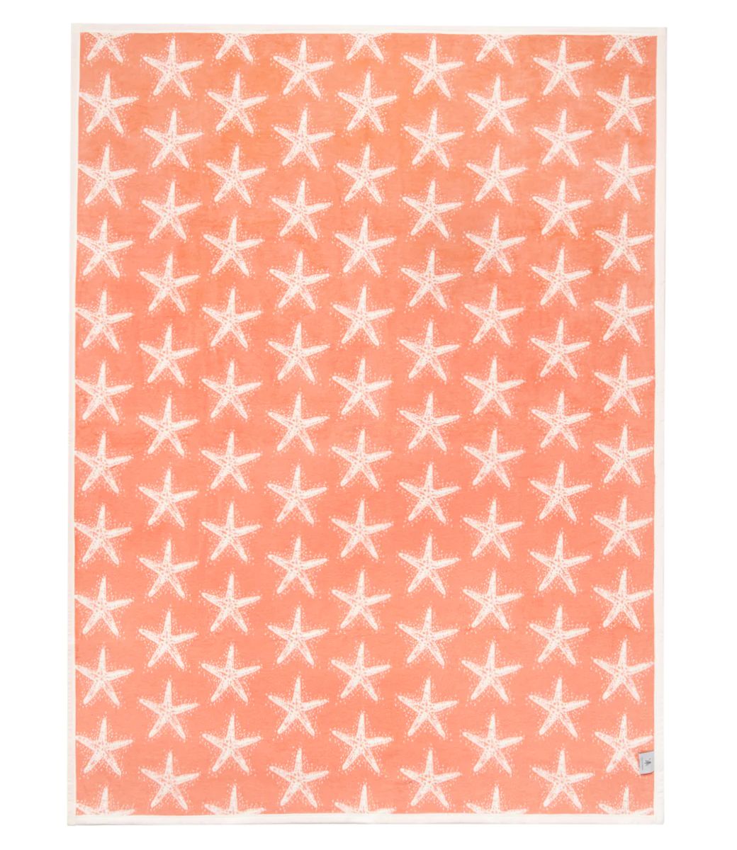 Sea Stars Coral Blanket | ChappyWrap