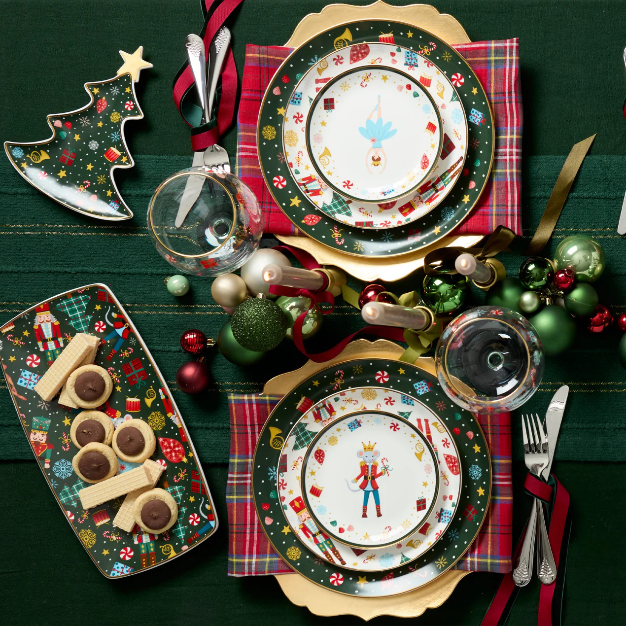 Nutcracker Ballet Dinner Plates - Set of 4 | Lenox