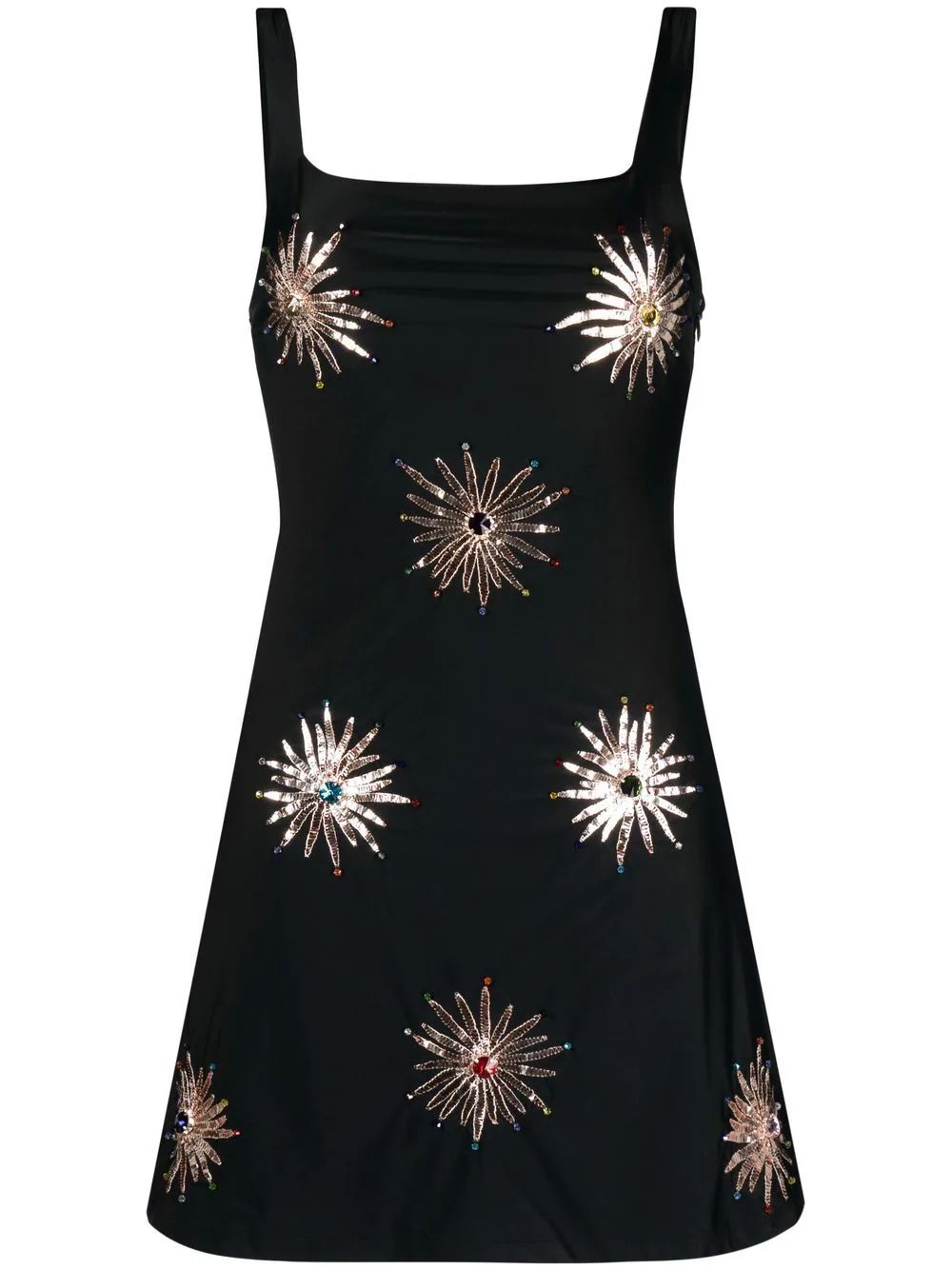 Oceanus Callie crystal-embellished Minidress - Farfetch | Farfetch Global