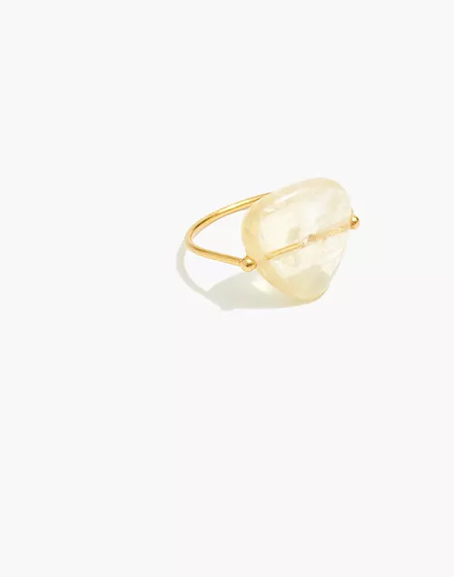 Stone Collection Citrine Ring | Madewell