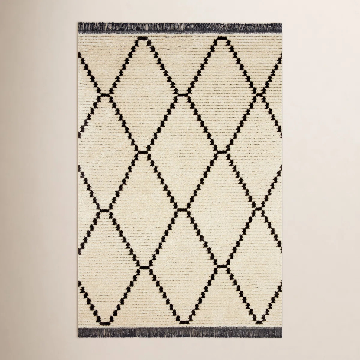 Chris Loves Julia x Loloi Alice Geometric Cream/Charcoal Rug | Wayfair North America