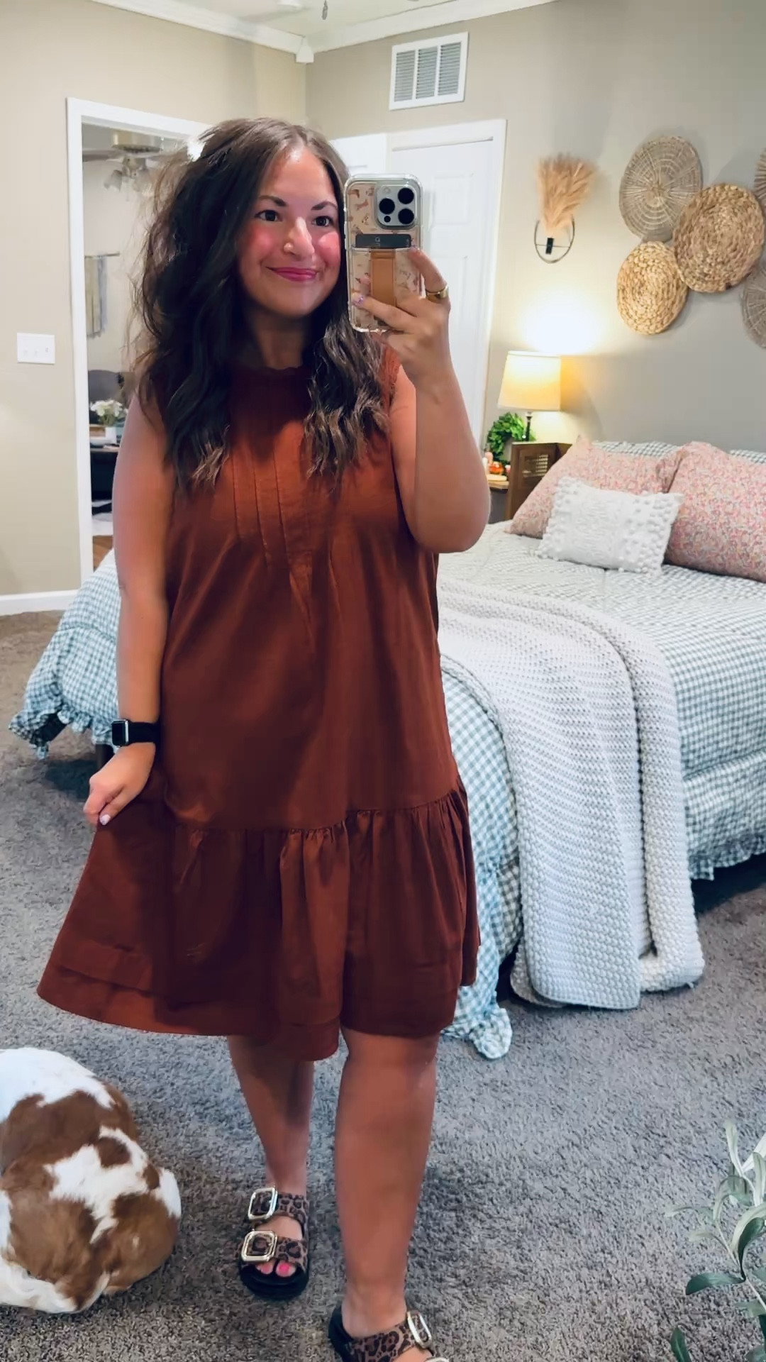 Throw on & go dresses are my summer love language!

sandals: fit true to size // wearing a 5
dress: fits a tad slim, otherwise true to size // wearing a large 

 #LTKootd #LTKMidsize #LTKWorkwear