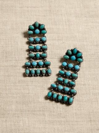 Turquoise Column Earrings | Turquoise Collection | Banana Republic (US)