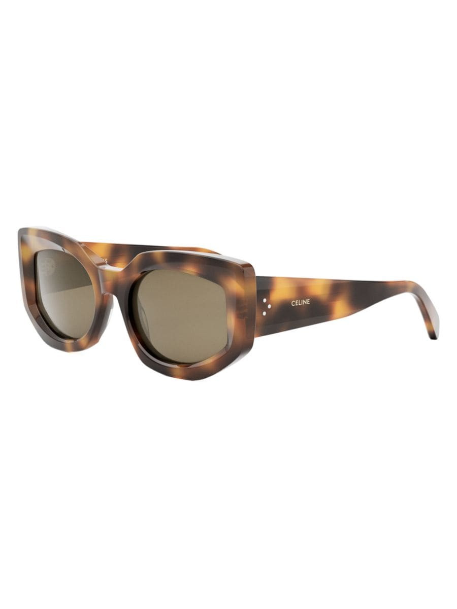 Bold Three Dots 54MM Butterfly Sunglasses | Saks Fifth Avenue