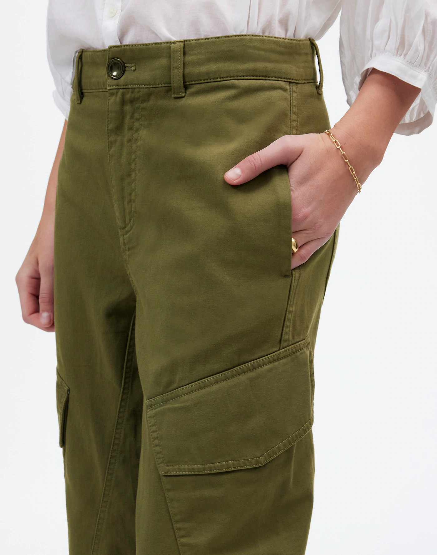 The Barrel-Leg Utility Pant in Garment-Dyed Twill | Madewell