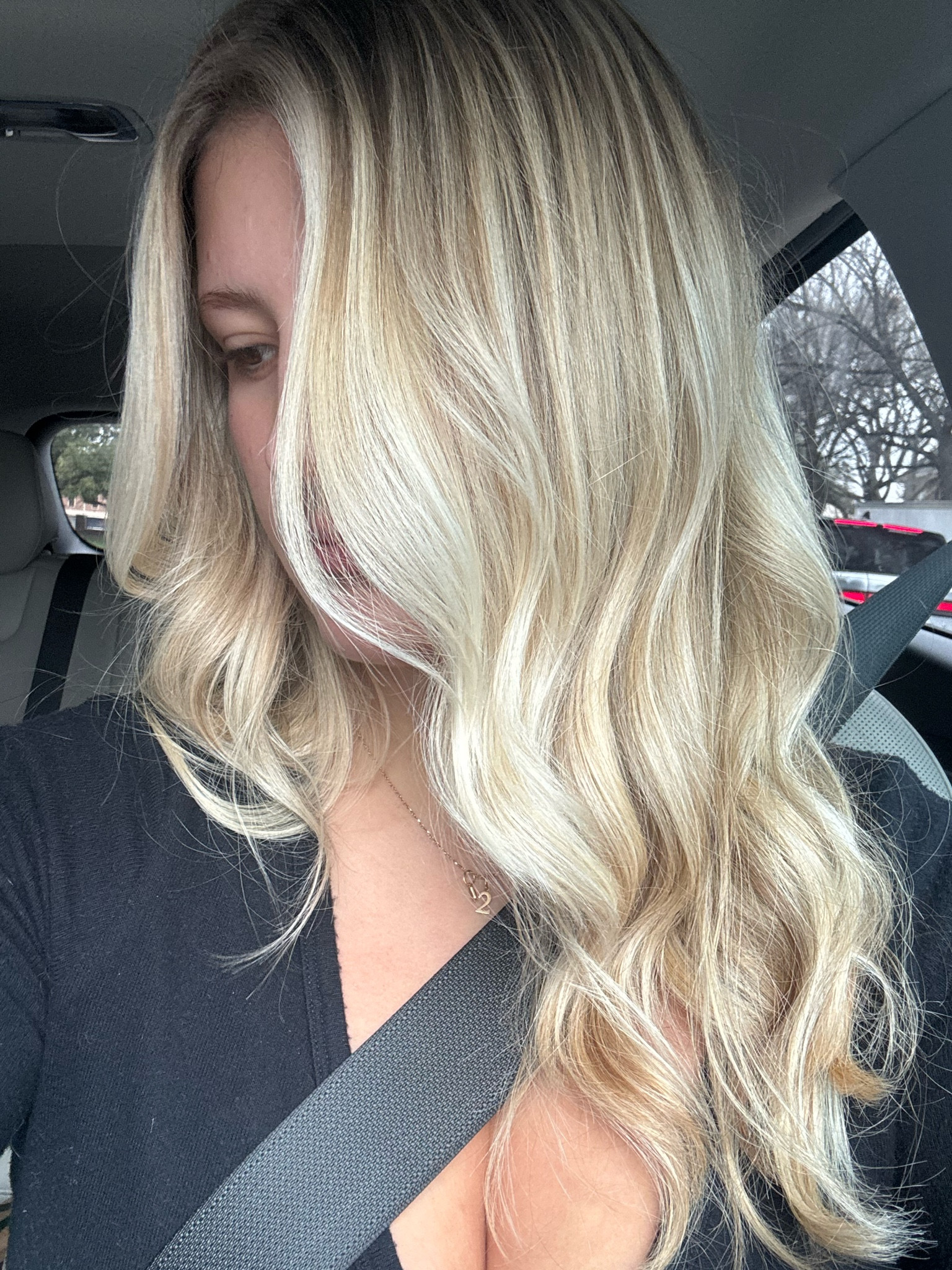 Updated hair favorites! 💆🏼‍♀️

Here is my routine:
1. The day before I am going to wash my hair I massage in the Anablue Treatment Oil into my scalp for at least 2 minutes.
2. I then completely saturate my hair with the Epres Bond Repair Treatment before tying it up in a bun and sleeping with it overnight.
3. The next day I will hop in the shower with my Jolie Filtered Showerhead and use the Ouai Detox Shampoo on my roots. I make sure to really lather with this product and then completely rinse it out.
4. Then I will go in with either the Redken Acidic Bonding Concentrate Shampoo or the R+Co Bleu De Luxe Reparative Shampoo, lathering very well once again and rinsing after.
5. I then reach for either the Redken Acidic Bonding Concentrate Conditioner or the R+Co Bleu De Luxe Reparative Conditioner and apply it to my ends, making sure to run my fingers through my hair to aid in even distribution. I carefully throw my hair up in a bun and let it sit for at least 5 minutes as I continue my shower. I make sure to rinse this product out completely after letting it sit.
6. After I am out of the shower I wrap up my hair in my Crown Affair The Hair Towel to being the drying process. I let my hair dry in the towel for about 20 minutes.
7. Once I take the towel off, I apply the Ouai Scalp Serum all over my scalp and massage it in for at least 2 minutes.
8. Then I apply the R+Co Bleu F-Layer Deep Conditioning Serum to the mids and ends of my hair. I make sure to throughly brush it through my hair as well.
9. I follow that with spraying the R+Co Bleu Smooth & Seal Blow-Dry Mist all over my hair and brushing that through.
10. Then, I blow out my hair with my Dyson Airwrap to have sleek hair for the week.
11. Finally, once my hair is dry I pump a little of the Hairstory Powder on my roots for volume and to absorb any oils.

Tips:
- If I am going to bed soon after I put my hair up in a SleepyTie to preserve my blowout and I always sleep on a Slip silk pillowcase.

- I exclusively use Slip silk hair ties to put up my hair!

Enjoy 💘


#LTKFindsUnder50 #LTKFindsUnder100 #LTKBeauty