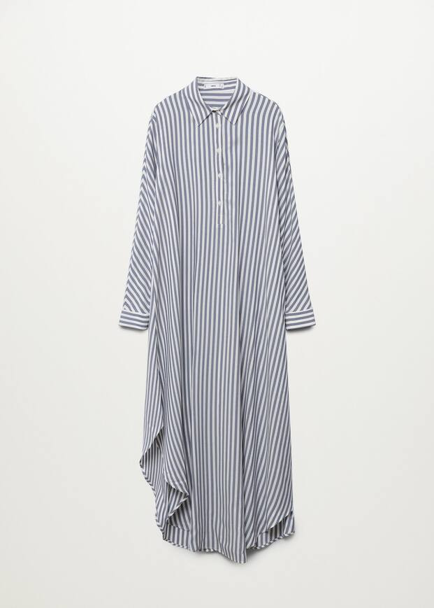 Striped shirt dress | MANGO (US)