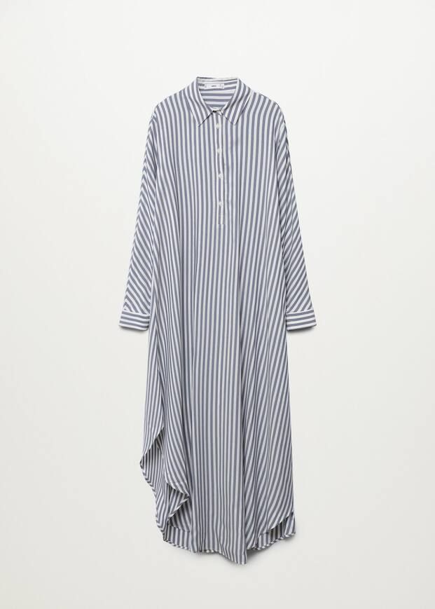 Striped shirt dress | MANGO (US)