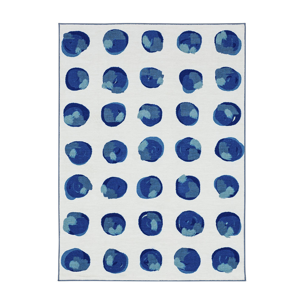 Gap Home Kids Watercolor Dots Kids Area Rug, Blue, 5'2"x7' | Walmart (US)