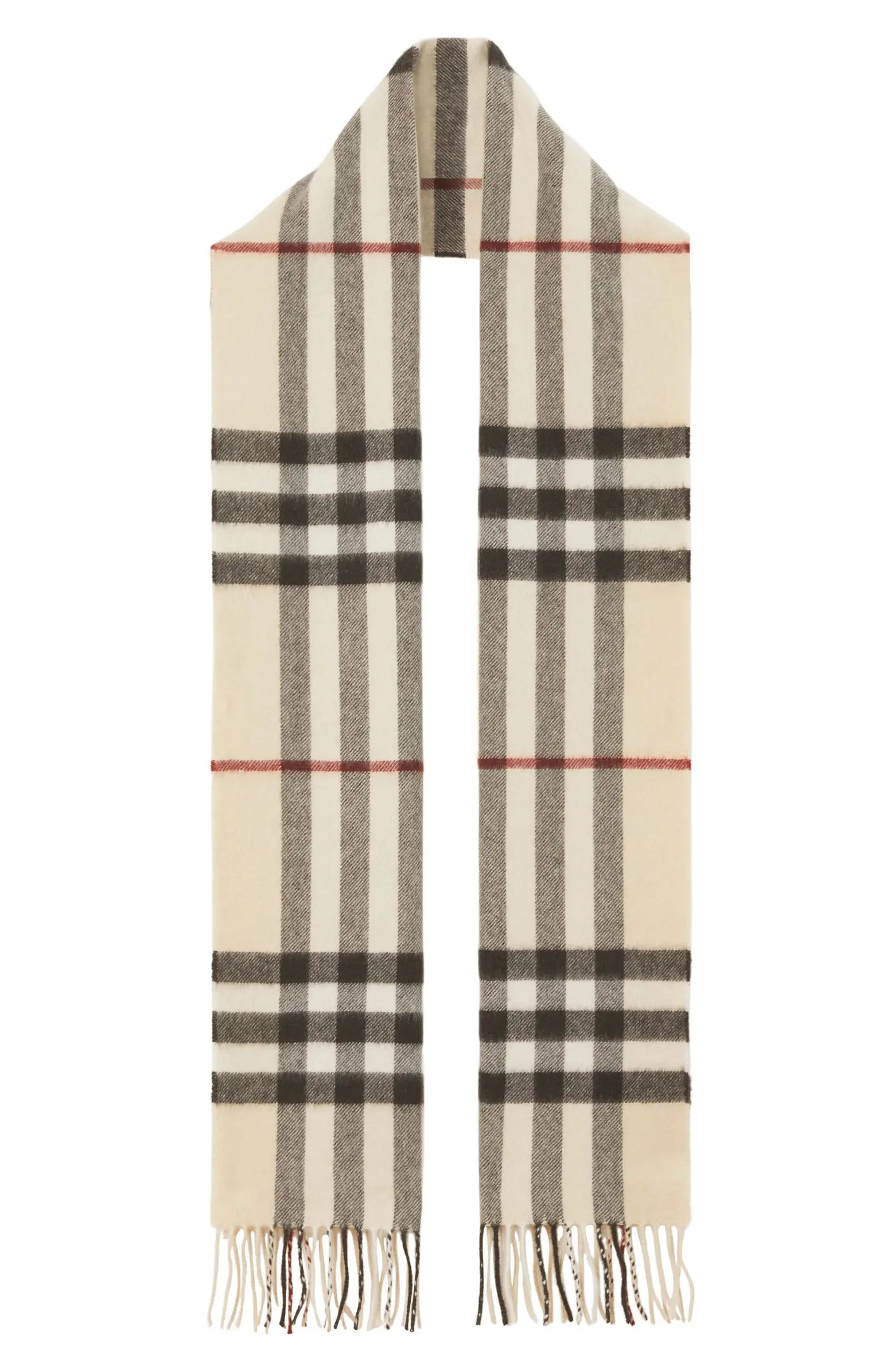 Burberry Giant Icon Check Cashmere Scarf | Nordstrom | Nordstrom