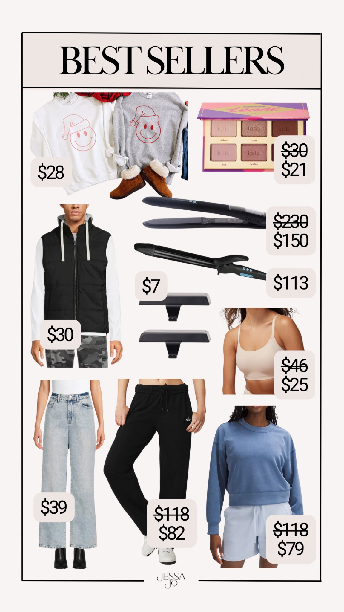 Weekly Best Sellers | Top Sellers | Walmart Jeans | Black Friday Deals | Bio Ionic Curling Iron | Bio Ionic Straightener | Lululemon | Puffer Vest | Tarte Palette 

#LTKfindsunder100 #LTKstyletip #LTKCyberWeek