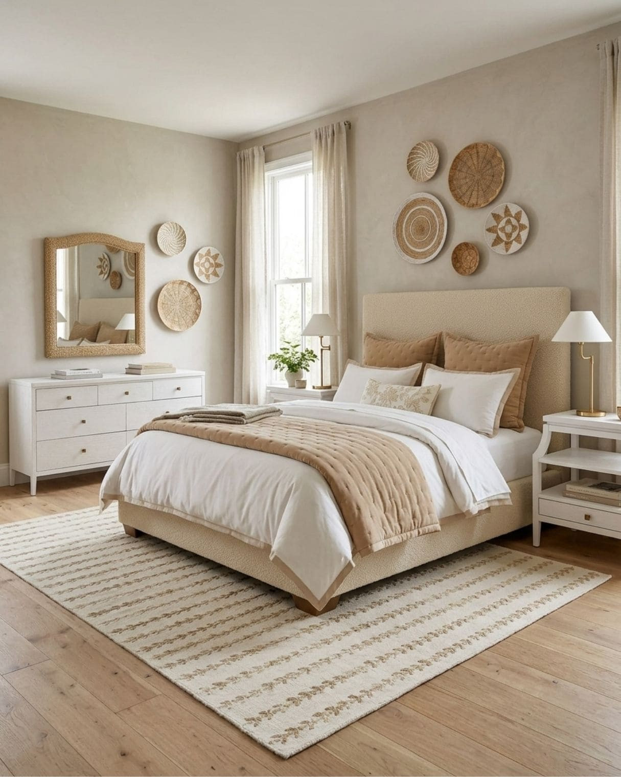 Boho Chic Neutral Bedroom Design

*Note: This is a digital room mockup showcasing product styling ideas from my room design mood board.

#LTKHome