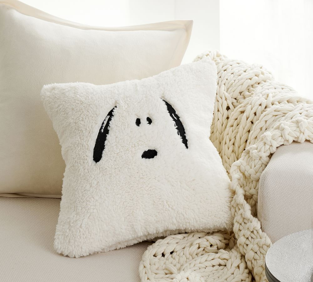 Peanuts™ Snoopy™ Cozy Throw Pillow | Pottery Barn (US)