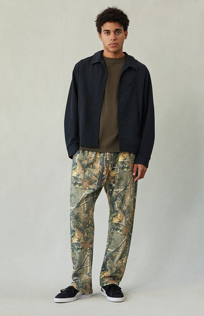 Men's Camo Straight Leg Sweatpants in Camouflage - Size XS | PacSun