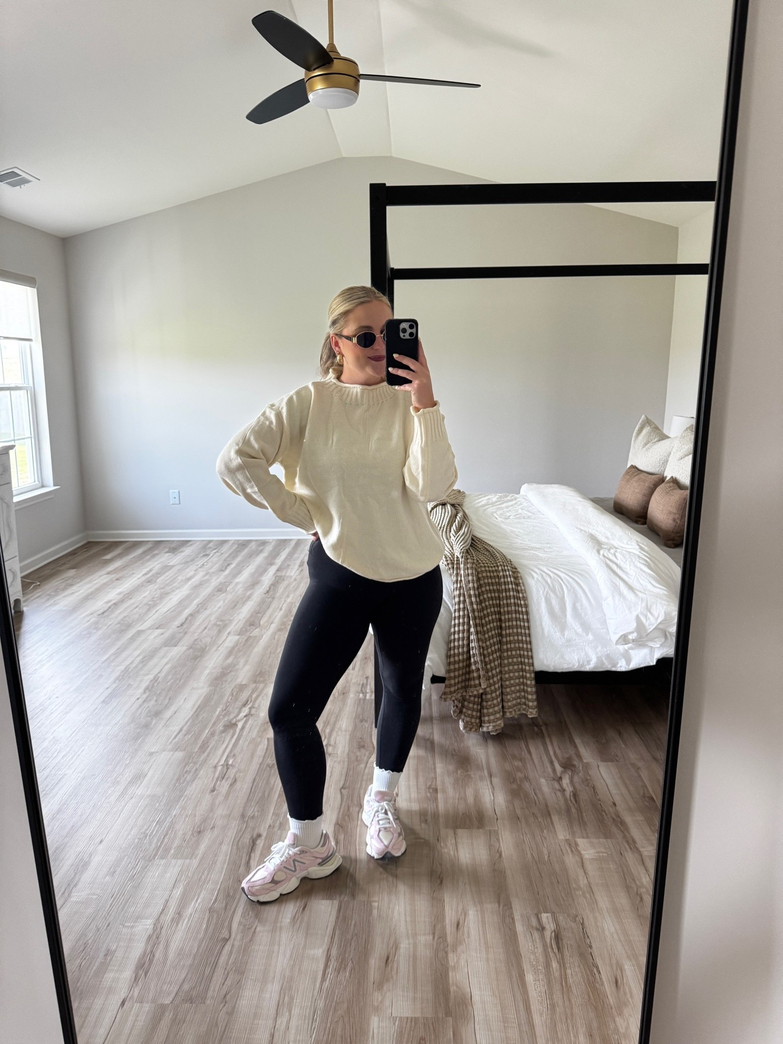 the perfect everyday sweater - wearing a medium