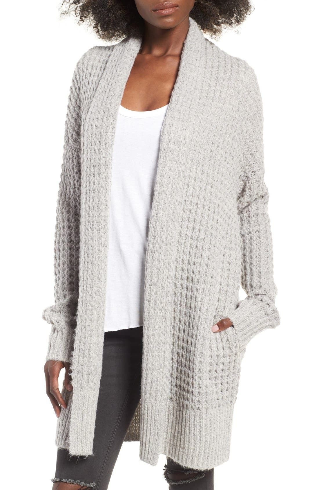 Waffle Knit Cardigan | Nordstrom