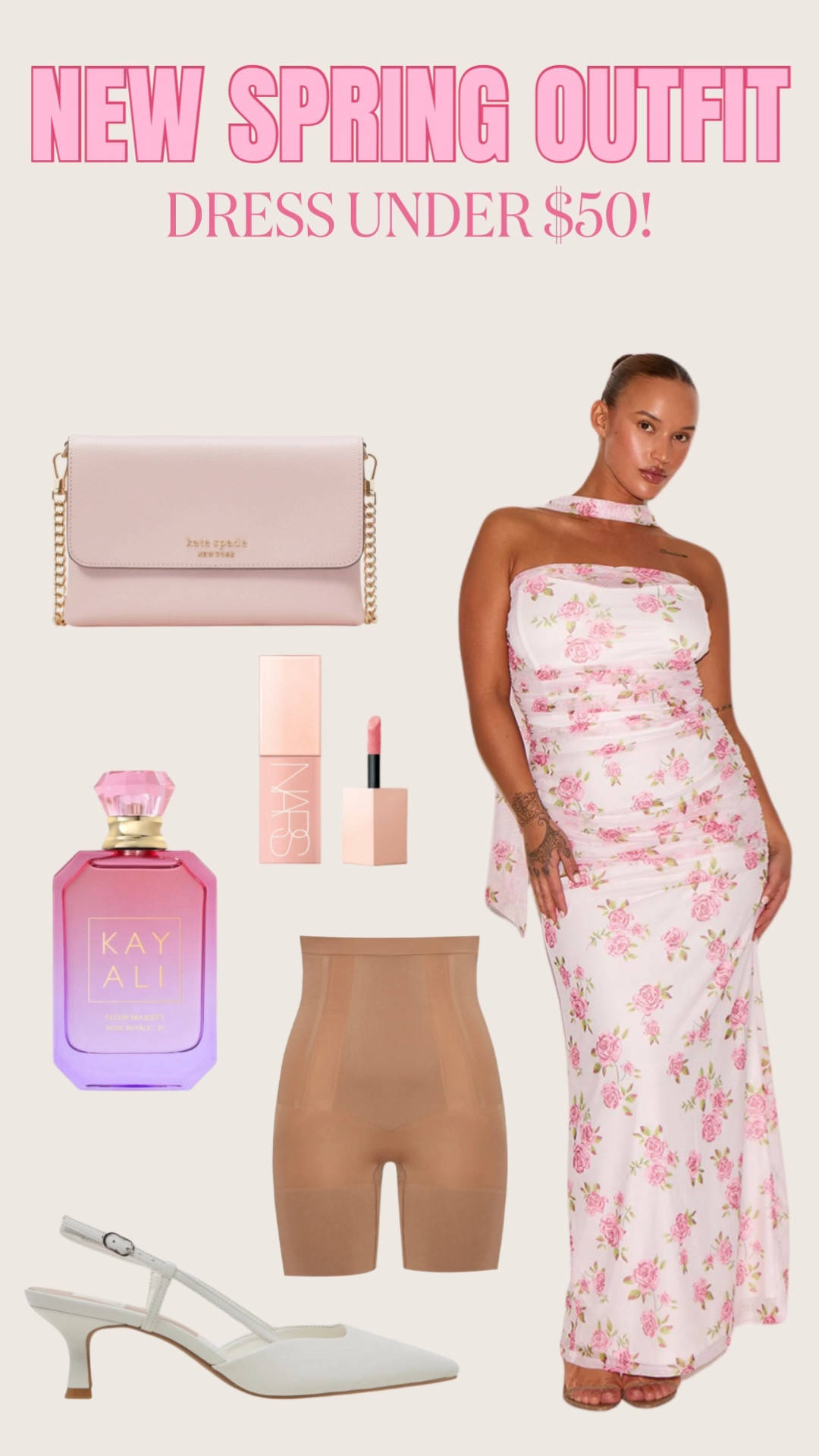 Okay, friends, this spring look is EVERYTHING and under $50! 🌸 From the cutest floral outfit to Spanx for my plus-size girls, fruity floral perfume, kitten heels, and a perfect lippie… I’m obsessed! Ready to bloom this season!

#SpringStyle #PlusSizeFashion #Under50Finds #LTKunder50

#LTKFindsUnder100 #LTKFindsUnder50 #LTKPlusSize