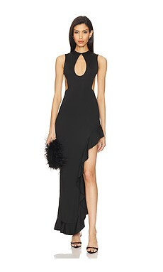 superdown Frany Backless Maxi Dress in Black from Revolve.com | Revolve Clothing (Global)
