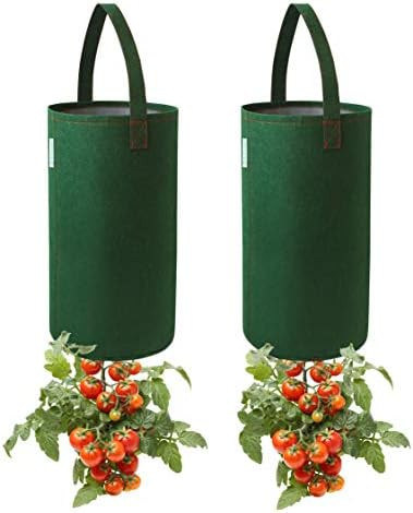 Pri Gardens Upside Down Tomato Planter, 2- Pack(Requires Plants,Soil and Fertilizer, not Included... | Amazon (US)