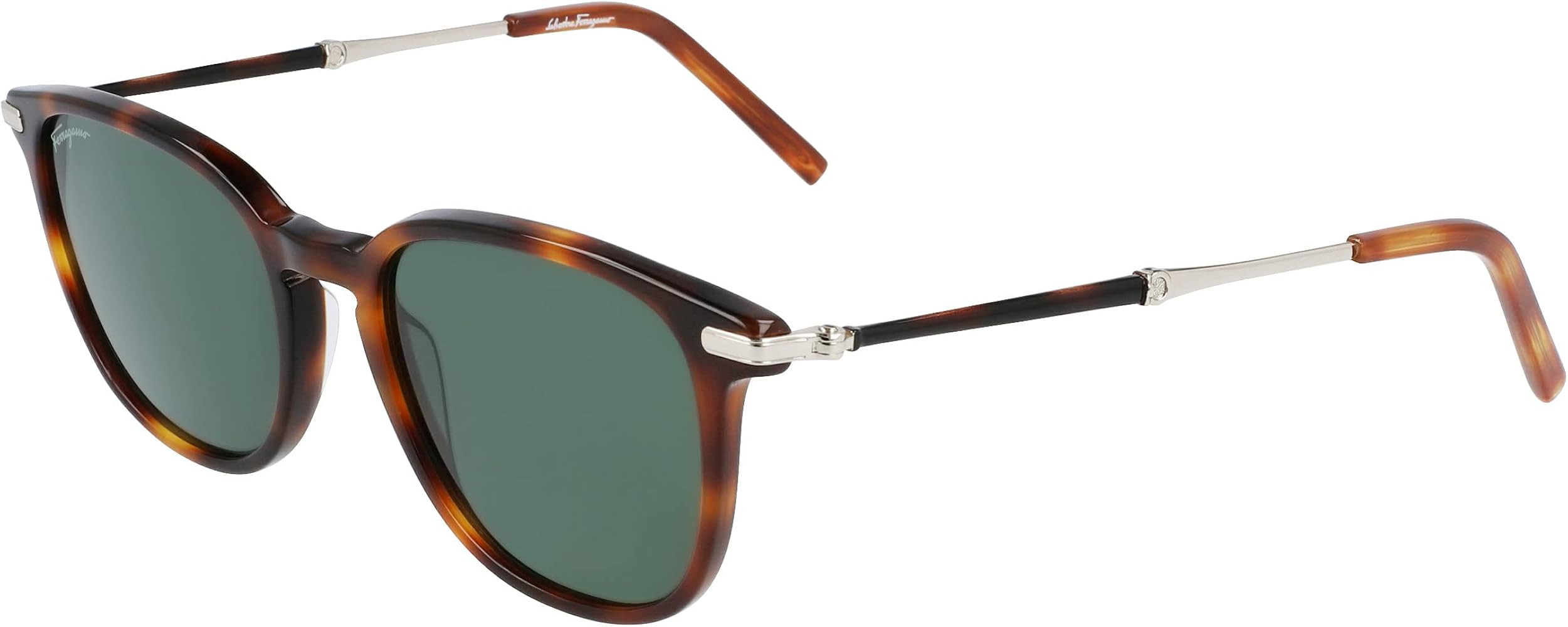 Ferragamo Men's Sf1015s 52Mm Sunglasses, Brown | Amazon (US)