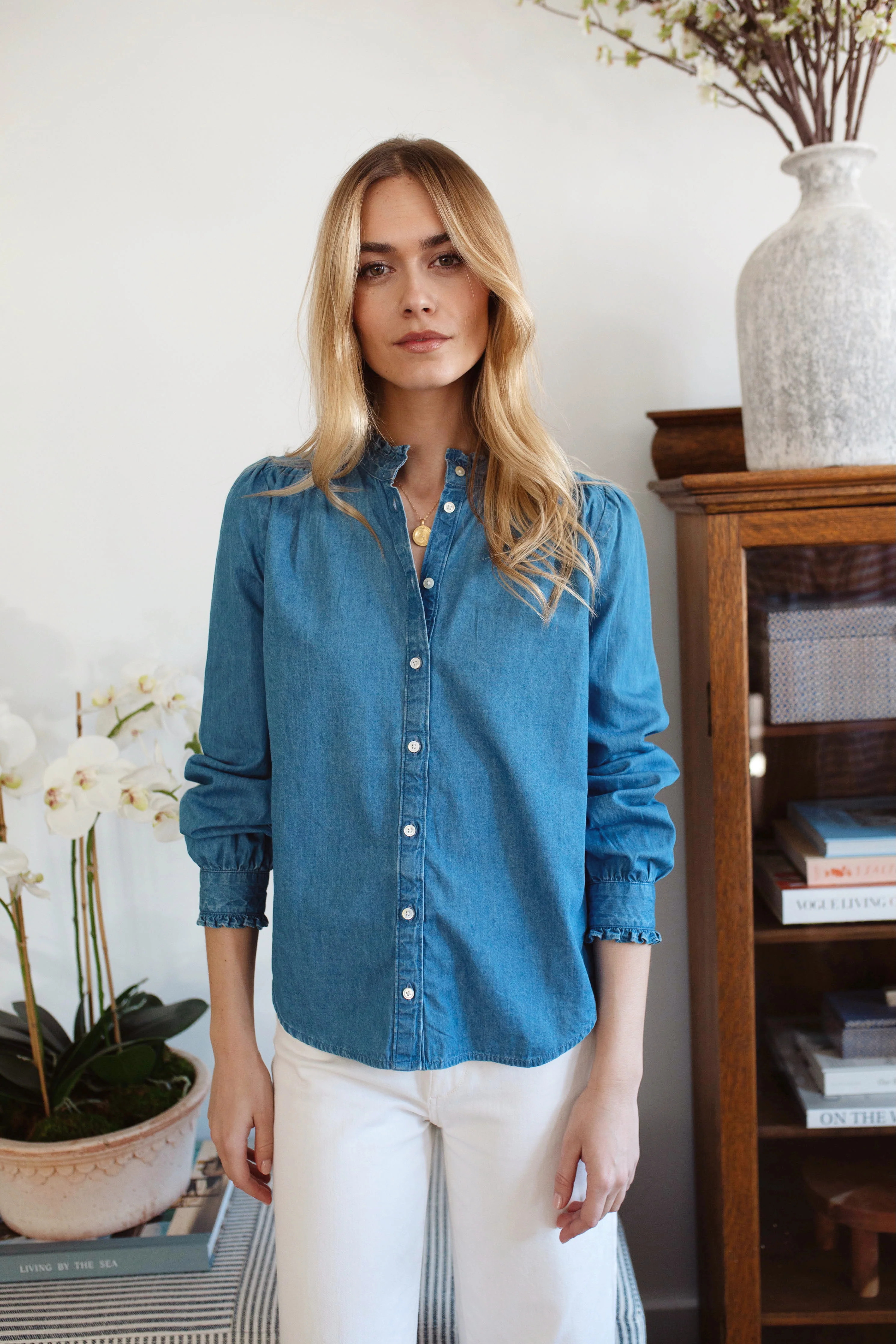 Charlie Shirt - Chambray | Marea