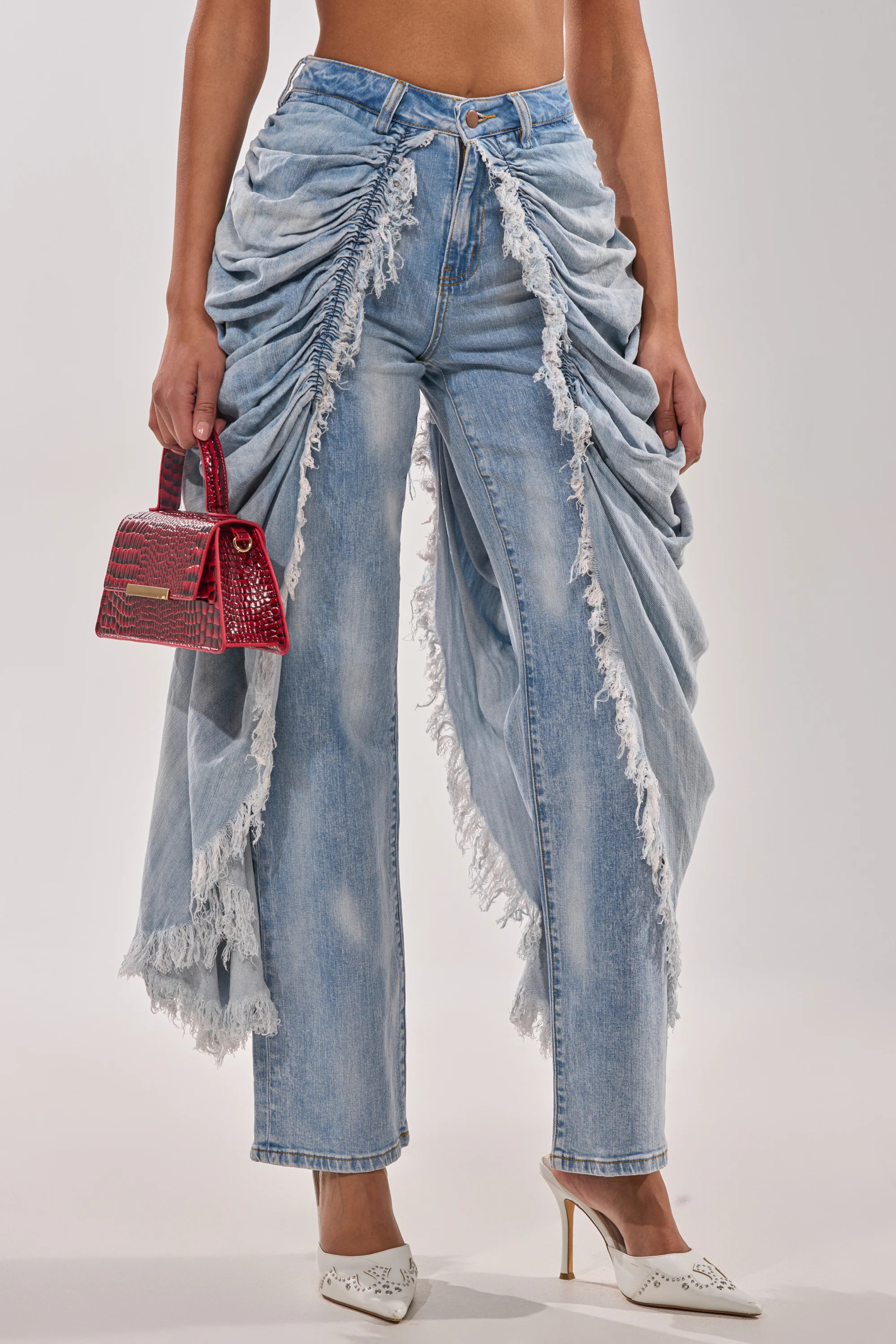 ALL OVER THE PLACE DENIM PANT | AKIRA