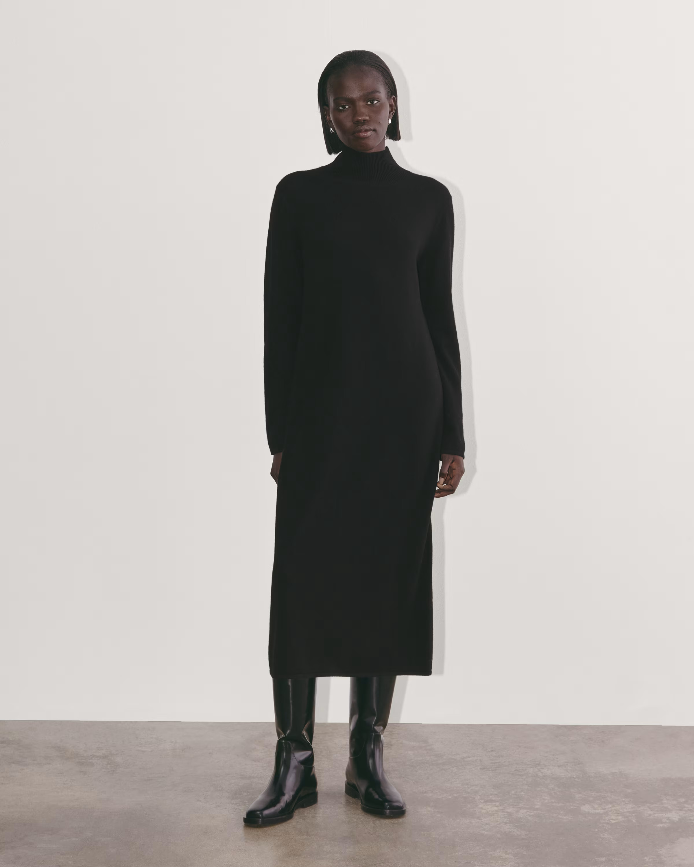The Turtleneck Sweater Dress in Cashmere | Everlane