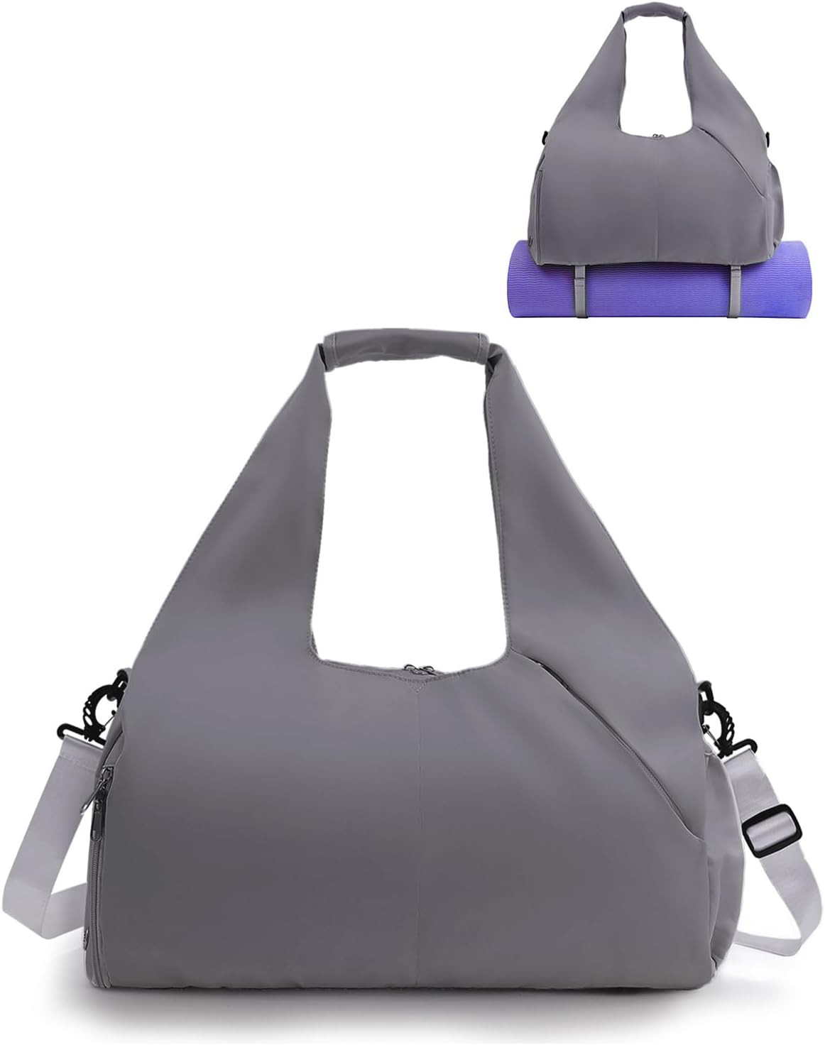 RHDZO Gym Bag for Women with Shoe and Wet Compartments, Yoga Mat Holder | Amazon (US)