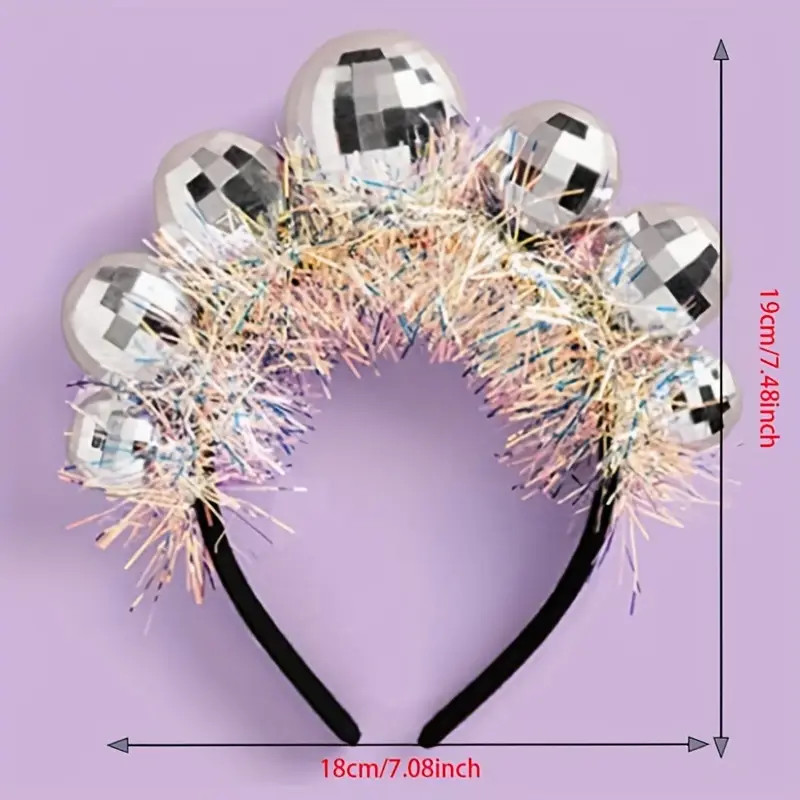 2023 Disco Ball Christmas Headband - Festive Party Accessory For Home And Holiday Celebrations - ... | Temu Affiliate Program