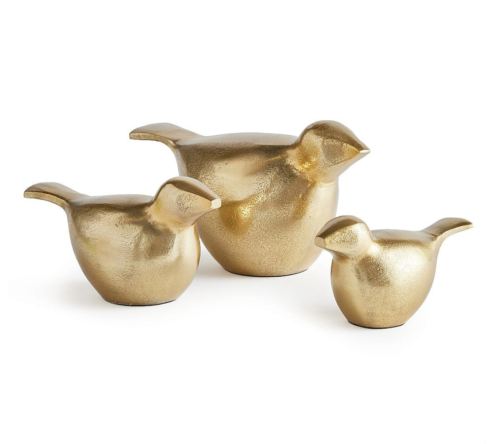 Brass Decorative Birds - Set of 3 | Pottery Barn (US)