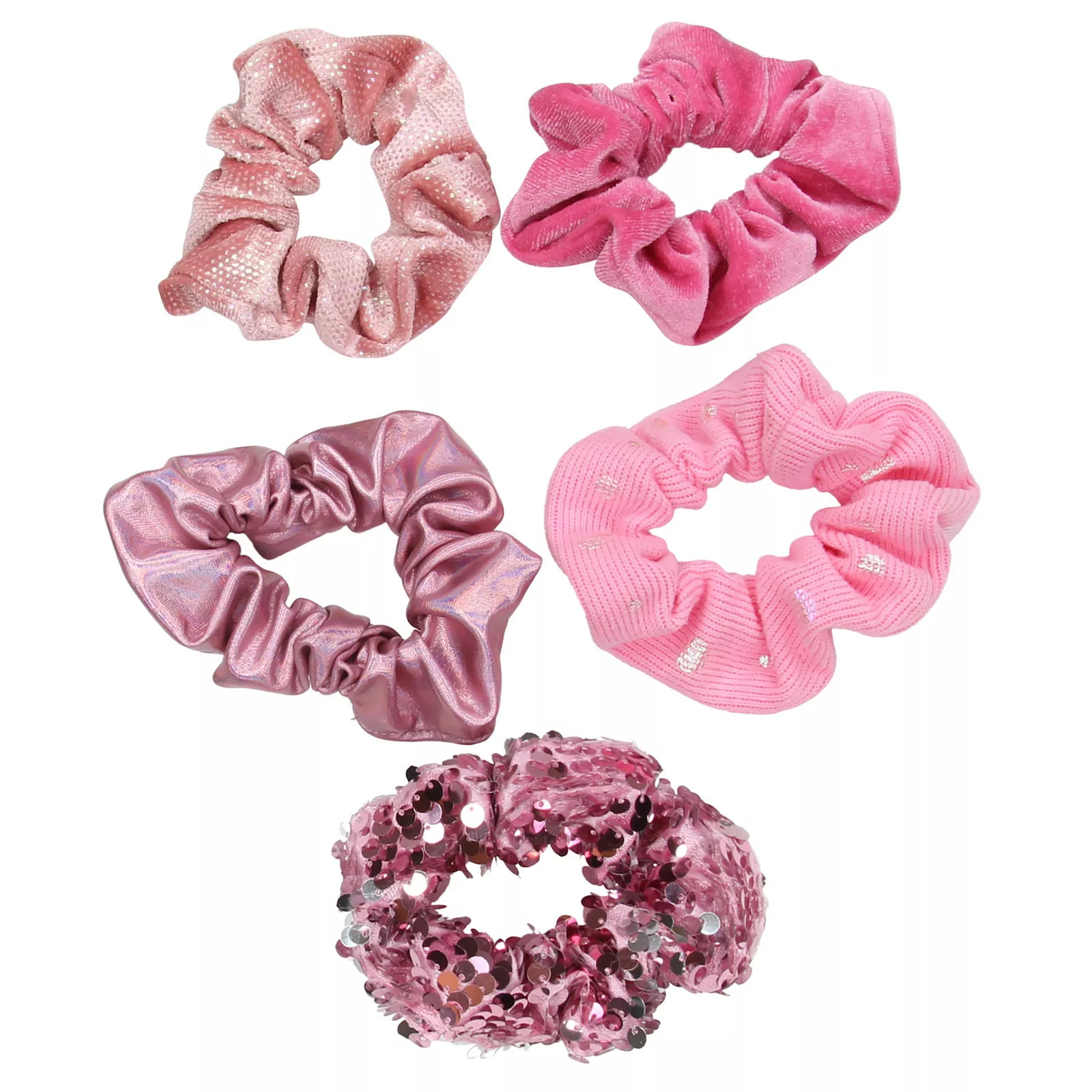 Girls Limited Too 5-pk. Twister Hair Ties, Pink | Kohl's