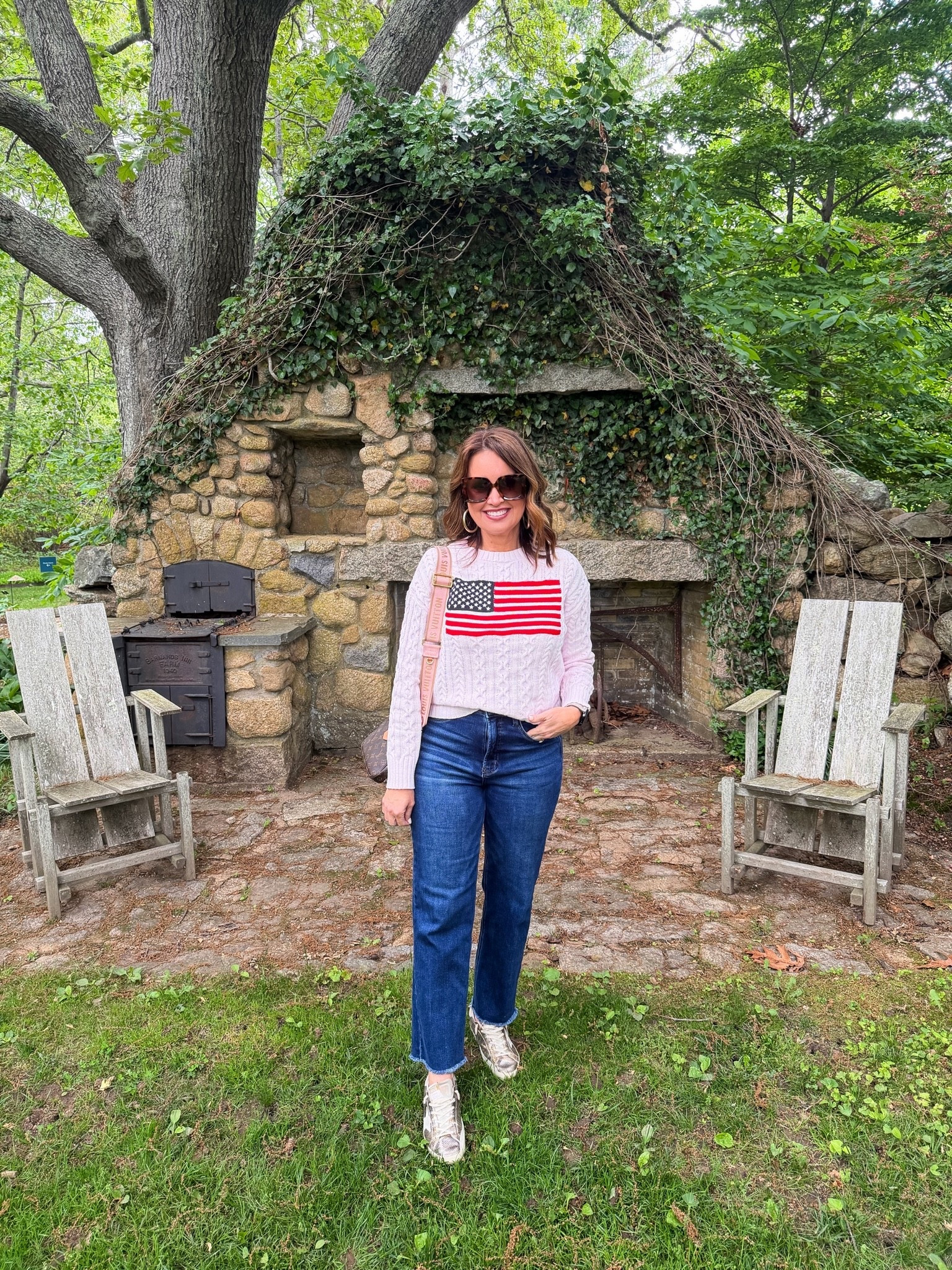 $35 flag sweater
Runs big!  I sized down to an extra small 

4th of July outfit

#LTKOver40 #LTKSeasonal