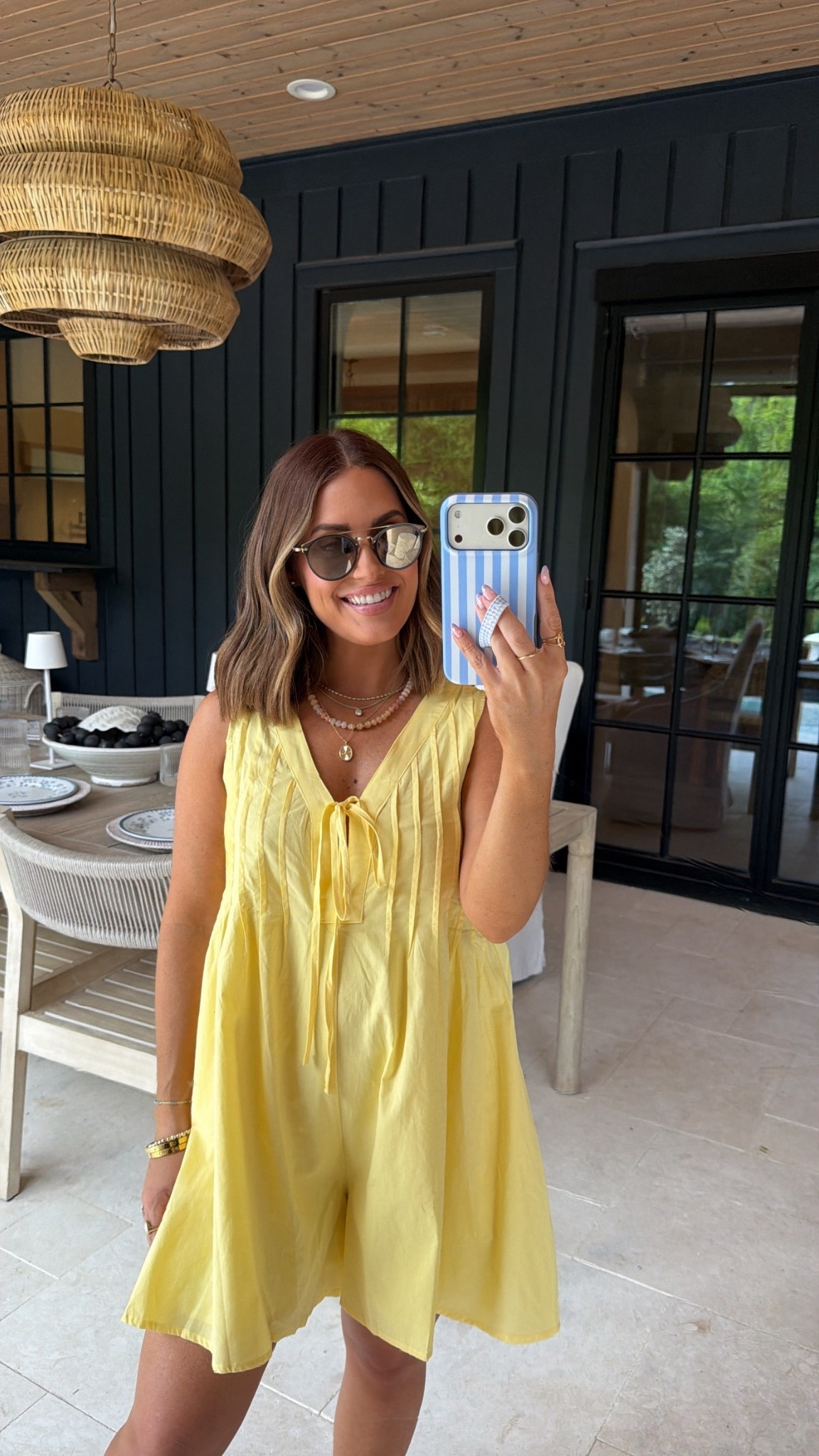 Wearing a small in this yellow romper— such a pretty pop of color for summer! Could wear it with sandals, or dress it up with wedges & shell jewelry for more of a beachy look! It features an oversized fit, so it’s also bump friendly  

#LTKTravel #LTKSeasonal #LTKBump