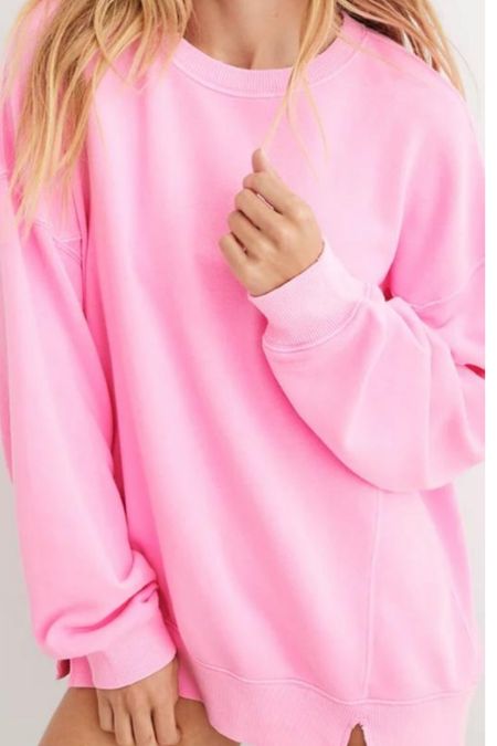 Pink oversized sweater 


#LTKfindsunder50 #LTKstyletip #LTKSeasonal