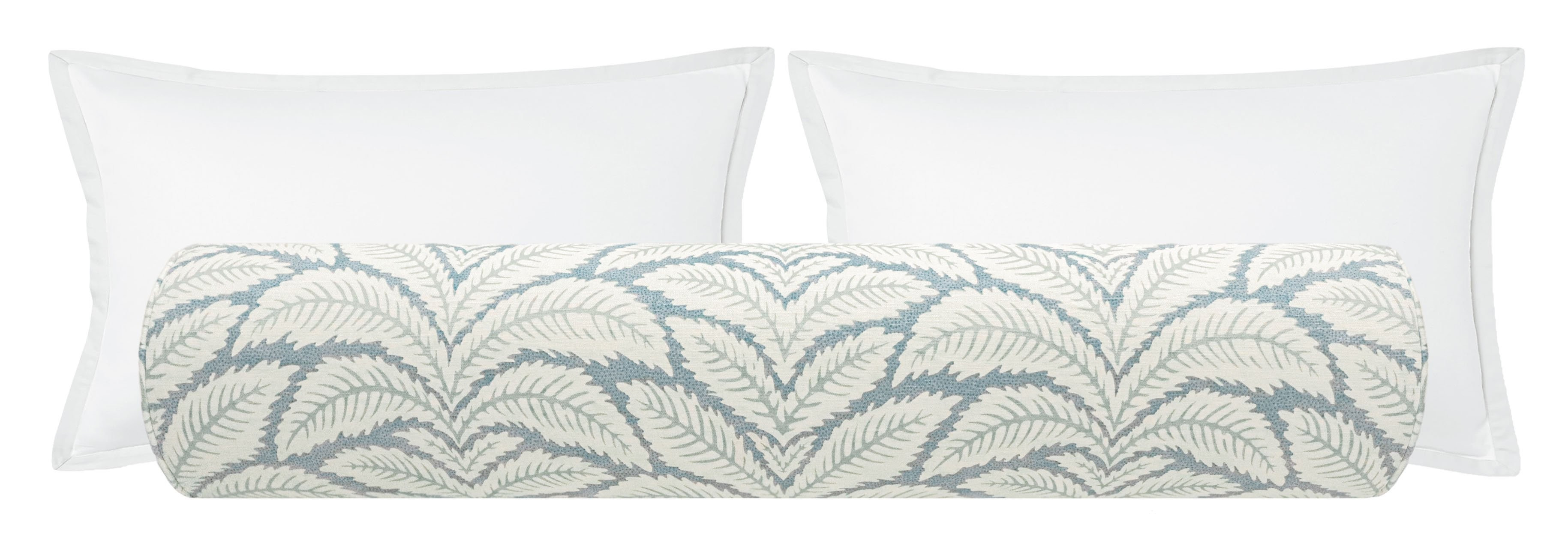 The Bolster :: Talavera Linen // Aqua | LITTLE DESIGN COMPANY