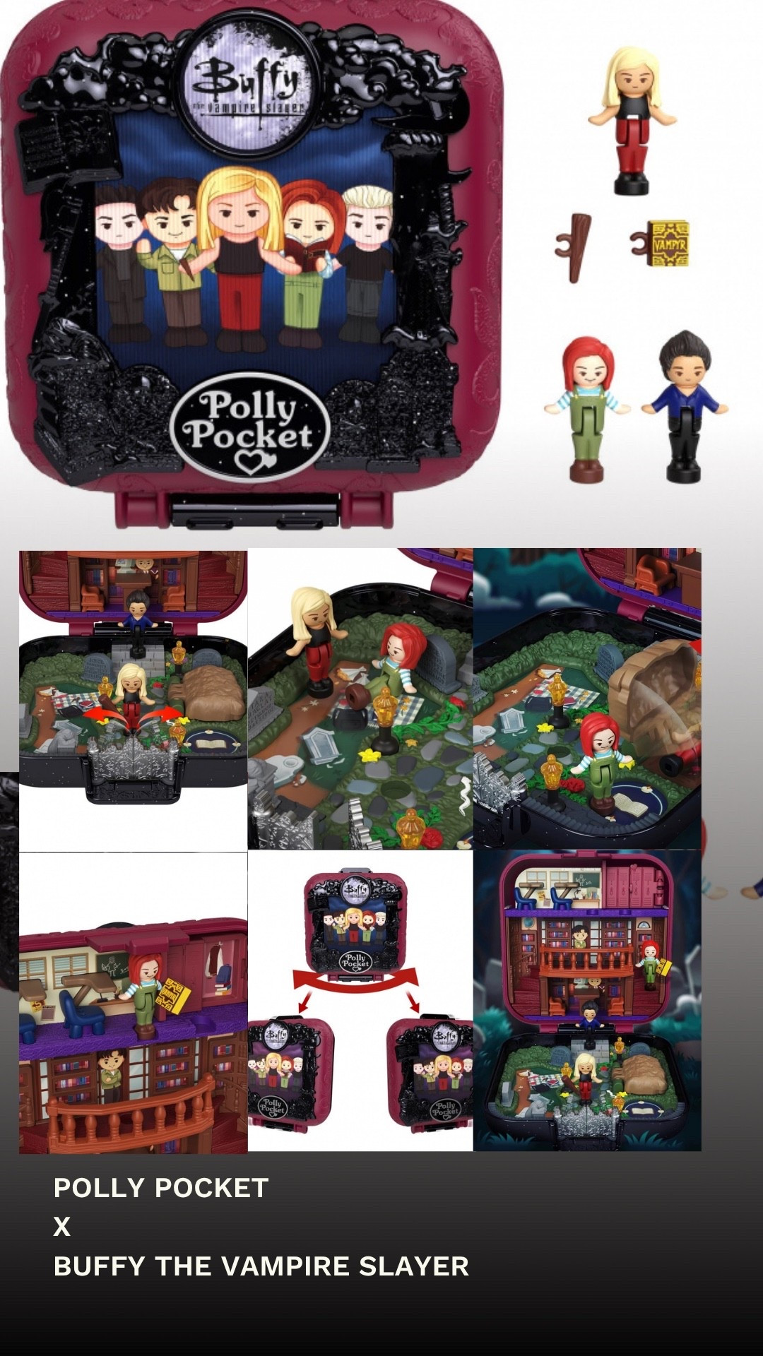 Coming soon! Buffy the Vampire Slayer x Polly Pocket = the nostalgic crossover my inner 90s girl was born for 🧛‍♀️🖤 Tiny vampires, tiny worlds, and a whole lot of Sunnydale nostalgia.

#LTKdayinmylife #LTKmomlife #LTKKids