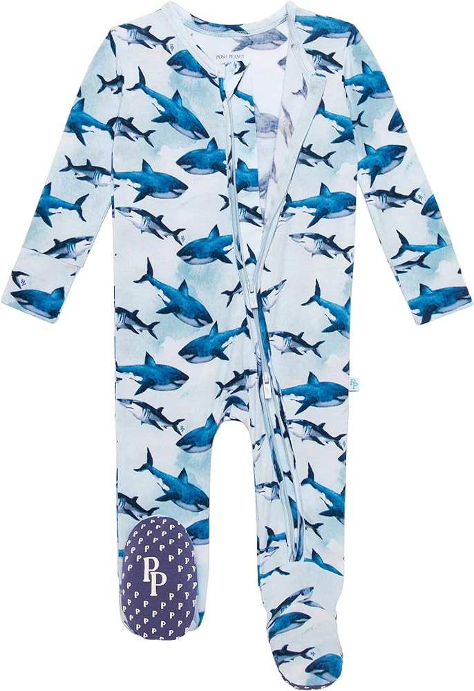 Posh Peanut Baby Rompers Pajamas - Newborn Sleepers Boy Clothes - Kids One Piece PJ - Soft Viscose f | Amazon (US)