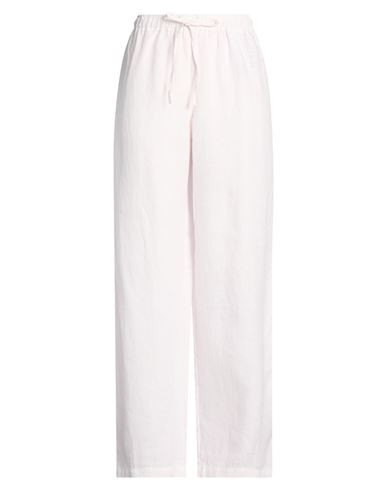 120% Lino Woman Pants Light pink Size 10 Linen | YOOX (US)