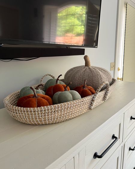 Easy fall decor idea for your old baby changing basket! Fill with pumpkin pillows! 

Pumpkin decor. Fall decor. Autumn decor.  Toddler friendly decor. Home decor. Fall home decor. Velvet pumpkins. 

#LTKSeasonal #LTKhome