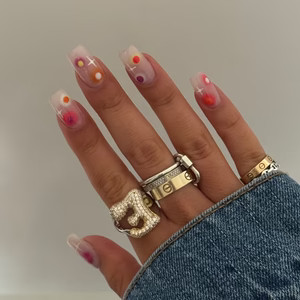 ICED JUMBO LETTER RING 7 | EP JEWELS 