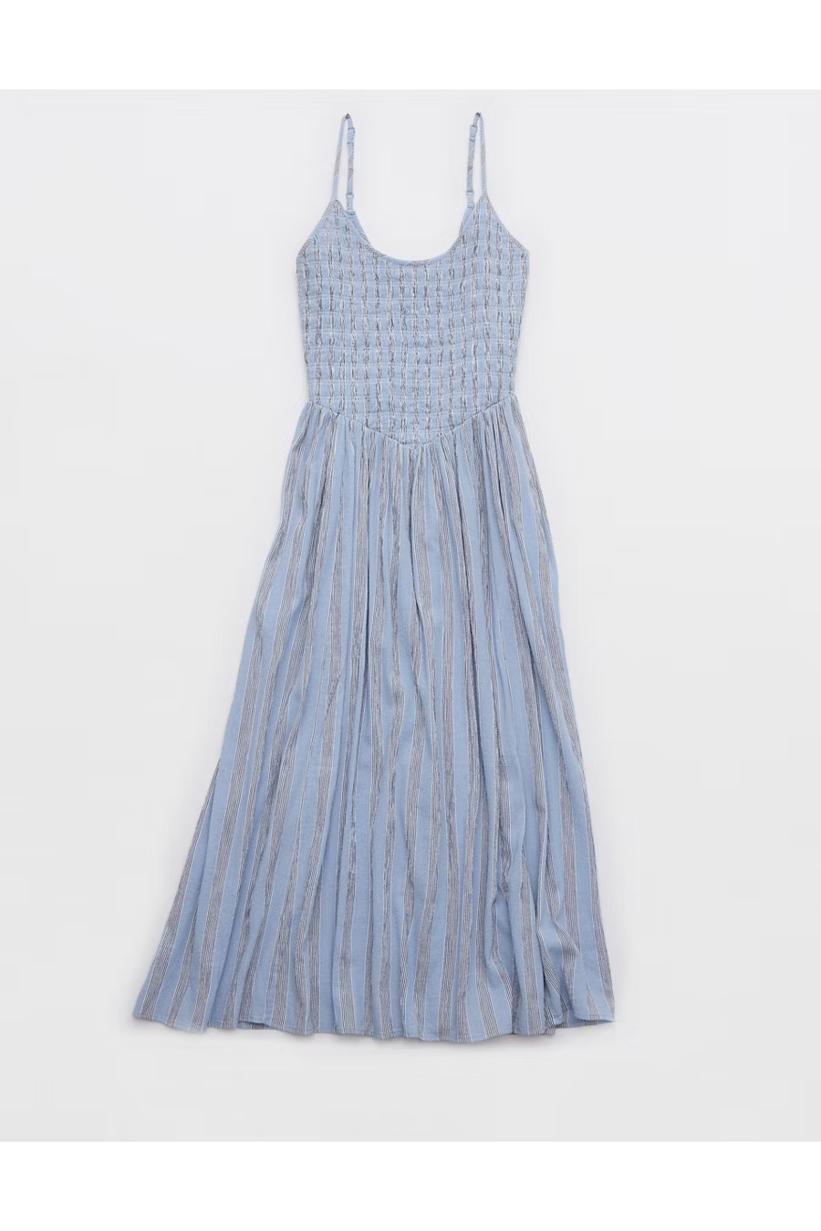 Aerie At The Barre Midi Dress Women's Monaco Blue XXS | American Eagle Outfitters (US & CA)