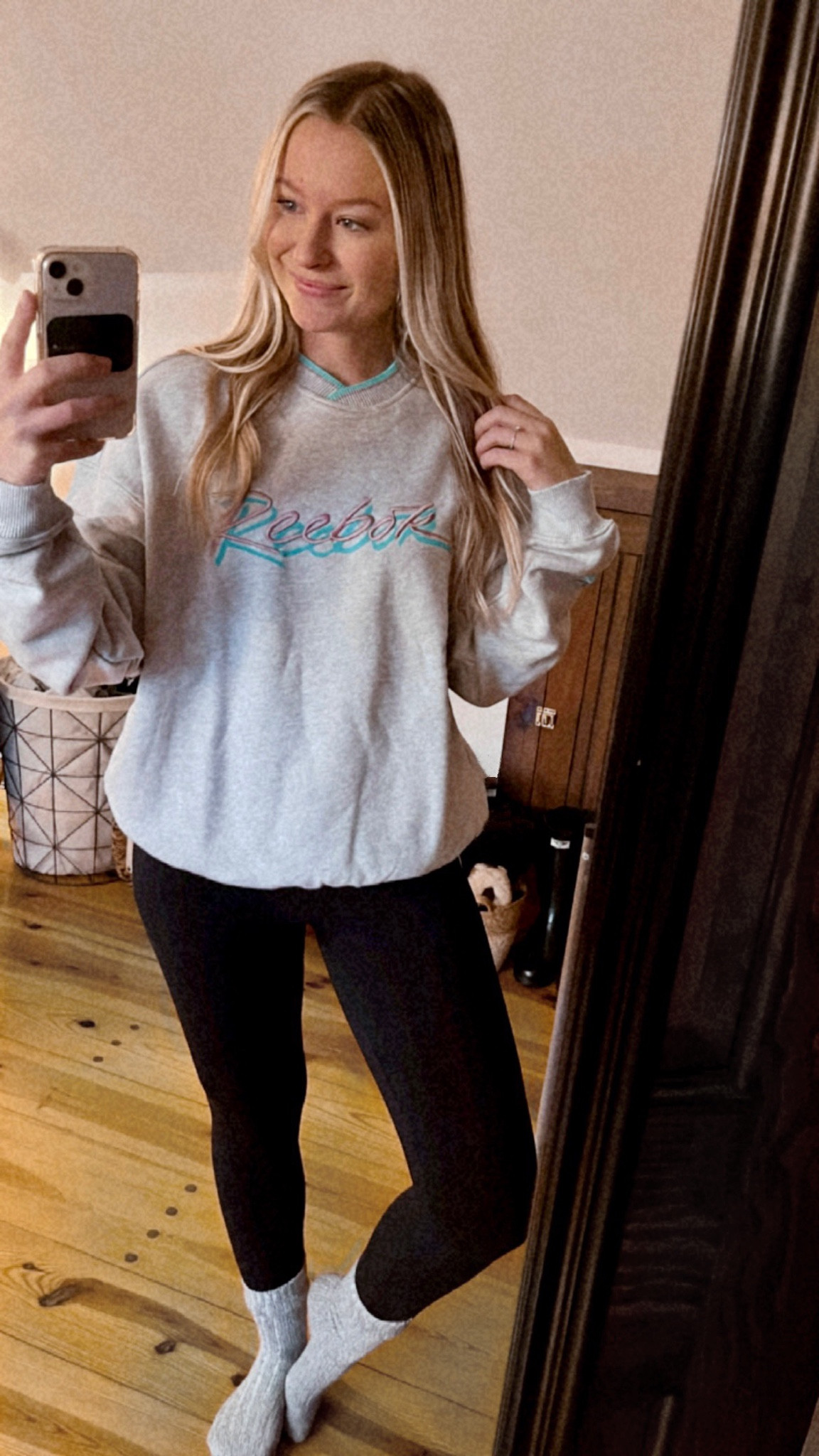 This Reebok sweatshirt is super comfy and has a vintage feel. I got a size medium and it’s a perfect in between of “just right” and oversized! 

#LTKstyletip #LTKfit