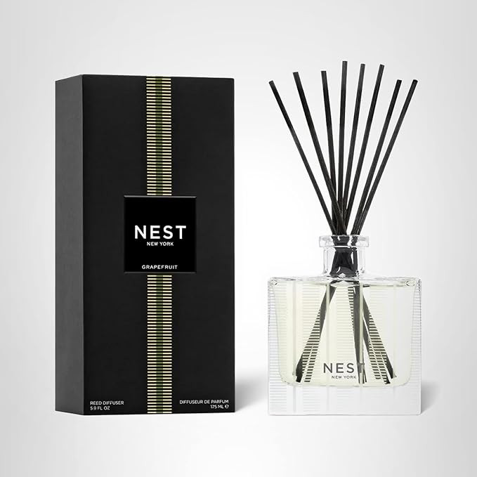 NEST New York Reed Diffuser, Grapefruit - 5.9 fl oz - Fragrance for Up to 90 Days - Reusable, Ref... | Amazon (US)