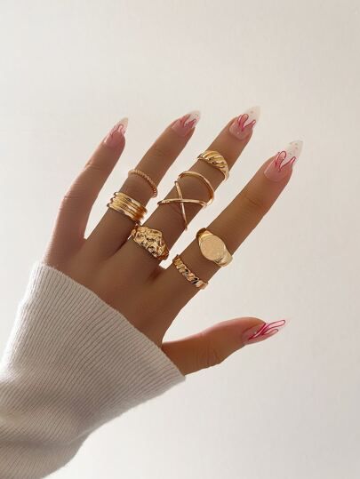 8pcs Minimalist Ring
   SKU: sj2109257172311251      
          (4558 Reviews)
            US$1.0... | SHEIN