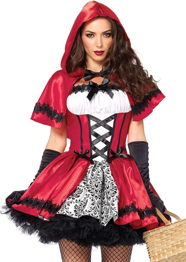 Leg Avenue Women's Gothic Red Riding Hood Costume | Amazon (US)