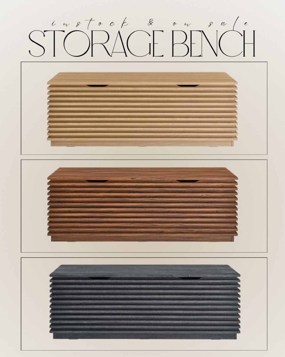 Storage bench 

#LTKhome